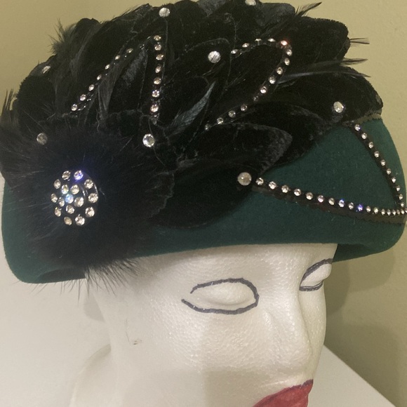 Gorgeous Wool Dress/Church Hat by Mr. Hi’s - Picture 2 of 10